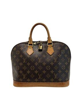 Louis Vuitton Monogram Alma Handbag with Padlock